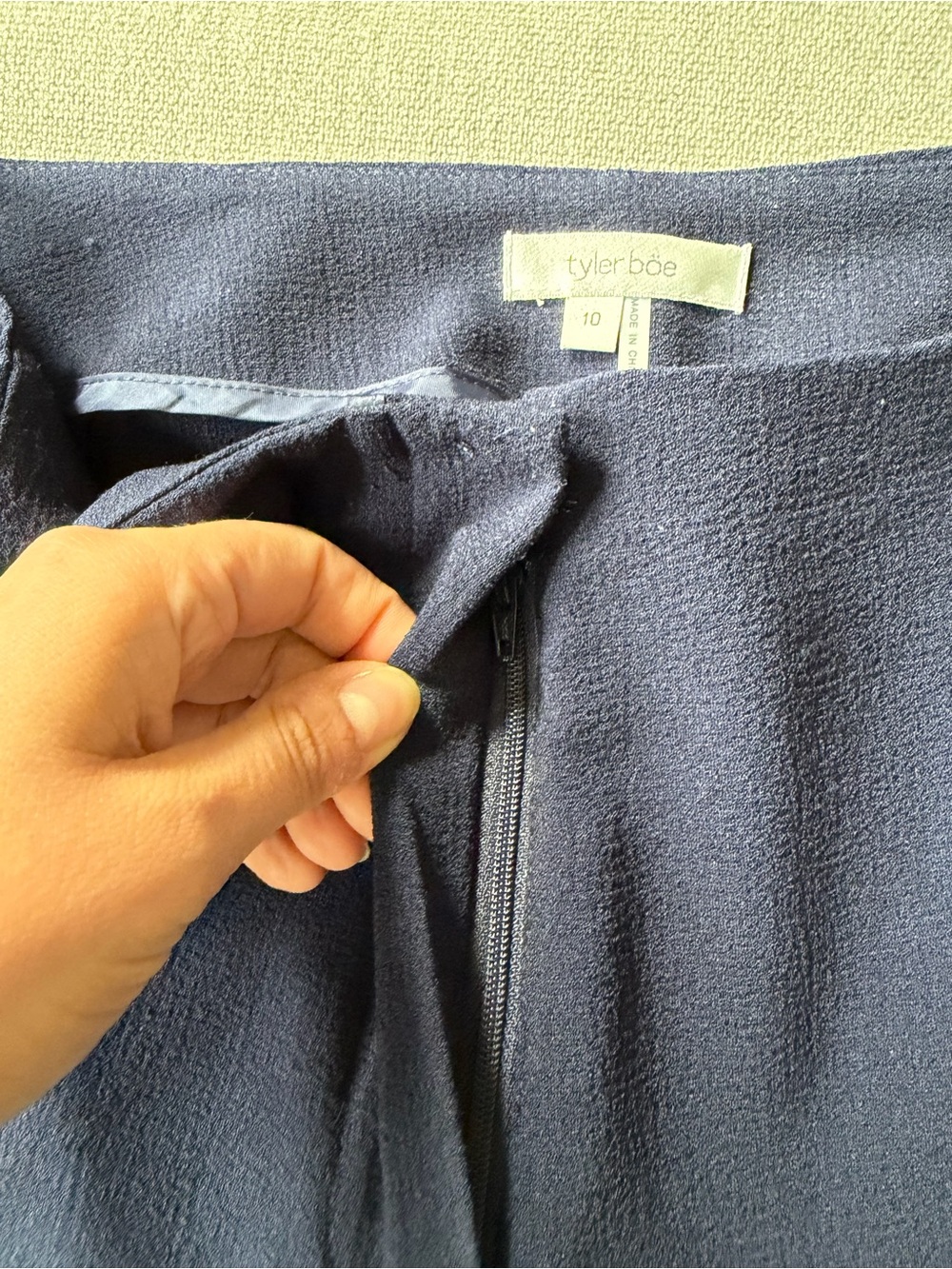 Tyler Boe Wide‎ Leg Pants Navy 10 - Picture 5 of 7